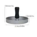 Huacan hamburger pancake press, meat plate, circular meat patty mold image 4