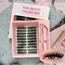 MeoMagic Classic Kit d’extensions de cils avec pinces à épiler et colle, 10 lignes - WM22 image 0