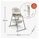 Hauck Hochstuhl Sit N Fold – Beige image 9
