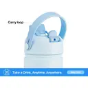 POWCAN by Meoky 26oz Dual-Opening Sports Water Bottle with Carry Handle –Light Blue, New Year Sale , Top gift picks image 4