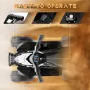 AIYAPLAY Electric Car for Kids, Honda Licensed Kids Electric Quad Bike, 6V Ride on Car ATV Toy with LED Light, Horn Black image 8