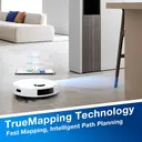 ECOVACS DEEBOT N20 Robot Vacuum Cleaner with Mop - White, 8,000Pa, Anti-Tangle Technology, 300 Mins Runtime, 20mm Threshold Climbing, TrueMapping, Intelligent Path Planning image 6