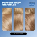 Clairol Lasting Colour Permanent Colour Hair Dye 9 Light Blonde 1 Pack image 3