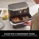 Ninja Foodi FlexDrawer Air Fryer - Black, 10.4L, Dual Zone with Removable Divider, 7-in-1, Air-Fryer Uses No Oil, Air Fry, Roast, Bake, Max Crisp, Non-Stick Dishwasher Safe Parts, AF500UK image 4