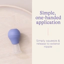 Lansinoh Latch Assist Nipple Shaper with 2 Funnel Sizes image 3