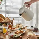 Bear Bouilloire électrique 1,5 L 1500 W-1750 W ZDH-Q15U8 en acier inoxydable avec arrêt automatique et protection contre l'ébullition à sec - Blanc image 9