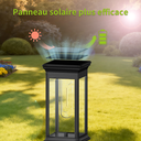 VIVREAL Lot de 4 lampes solaires carrées transparentes à filament de tungstène image 2