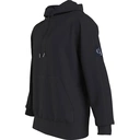 CALVIN KLEIN Badge Logo Hoodie Noir L image 2