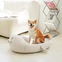 ZEZE Large Seal Shaped Pet Bed, ABEBE Toy Design, Comfort Pet Sleeping Bed for Cats Dogs 700*440*220mm image 1
