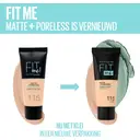 Maybelline New York Fit Me mat en poriënverfijnende foundation voor de normale huid image 6