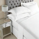 Paoletti Fitted Sheet 100% Cotton 200TC White Double image 2