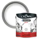 Crown One Coat Gloss Brilliant White 2.5L image 0