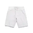 GALTSAND Short blanc à piqué et plis verticaux XL image 0