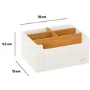5five Bamboe Organizer - Wit, 5 compartimenten, 18 x 14 x 9 cm image 8