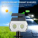 VIVREAL CPD-09 type 2 Lot de 2 lampes solaires 48 LED - Blanc chaud image 8