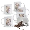 Alphynix 1 Mug céramique blanc 33cl avec un rassemblement ludique de chatons multicolores, cadeau vibrant et joyeux pour admirateurs de chats cette saison de fêtes,Le cadeau de la saint-valentin, cadeau d’anniversaire image 0