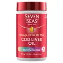 Seven Seas Omega-3 Fish Oil + Cod Liver Oil Capsules - 90 Capsules image 0