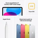 Apple iPad 11" puce A16, Wi-Fi, 512 Go - Jaune image 2