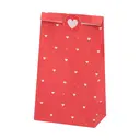 Mikirei Party Bags Hearts Red/White 6pcs image 2