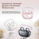 Casque Bluetooth Sans Fil Sanag S6S Nova à Conduction Osseuse avec Clip Auriculaire – Design Ouvert Haute Qualité pour le Sport et la Course, Réduction de Bruit et Technologie IA image 4