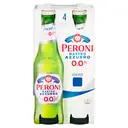 PERONI Nastro Azzurro Alcohol Free Beer 4 x 330ml image 1