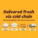 Wu Fang Zhai Frozen Meat Pie Series: Frozen Pork & Cheese Meat Pie, 70g × 4 Pies (Fresh Meat Mooncake) image 6