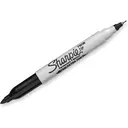 Sharpie Twin Tip Permanent Marker Black image 1