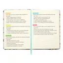 Jubiluu A5 Hardcover Notebook with Lined Pages - 96 Sheets (100g offset paper), Bookmark & Elastic Band -Classic Cream Ruled Journal for Writing, School, Office, and Gifts-Vintage Rose Garden image 7