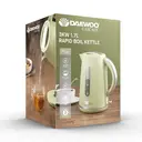 DAEWOO Cascade Kettle, 1.7L, Textured, Sage Green - SDA2774GE image 4