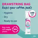 Lil-Lets 100 Cotton Wool Round Pads image 5