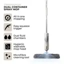 Tower Spray Mop with Dual Chambers and Double-Sided Mop Head, Latte image 1