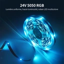 Vivreal HM-5-16 Ruban LED RGB intelligent 5 m avec télécommande et application - Multicolore image 3