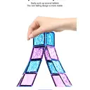 XINQIYUAN Qiyuan Jouet Éducatif Blocs de Construction Diamant Magnétiques 7.5cm 58pièces [Mélange aléatoire – Couleurs issues uniquement de la photo principale] image 3