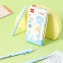 Deli Erasable Gel Pen, Office School Supplies, 0.5mm Needle Point, Blue, 12-Pack image 6