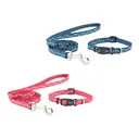 Ancol Puppy Collar and Lead Set Stars Red image 1