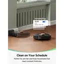 Vexilar W9 Robot Vacuum Cleaner with Mop, 8000Pa Robotic Vacuum with LiDAR Navigation, 15 No-Go Zones, 150Min Max Runtime, App Control, 3-in-1 Sweep and Mop Robot for Pet Hair, Carpet and Hard Floors image 7