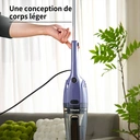 ochama Aspirateur balai 2-en-1 avec fil léger, haute puissance d’aspiration 550 W, corps fin, bac à poussière visible, montage et démontage faciles - 0,5 L image 2