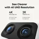 eufy Security Indoor Cam S350 Dual Cameras 4K UHD Indoor Security Camera with 8× Zoom, Ideal for Baby Monitor/Pet & Dog Camera/Home Security, Human/Pet AI, Dual-Band Wi-Fi 6 image 7