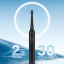 Sunluxy T5 Brosse à dents sonique électrique rechargeable avec 8 têtes de brosse et minuteur intelligent - Noir image 7