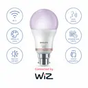 Philips Smart Light Bulb LED Globe Frosted Bayonet B22 Full Colour & Warm/Cool Spectrum 60W 2pcs image 2
