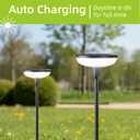 VIVREAL 4-Pack Solar Double Round Swinging Garden Light TPL010, New Year Sale , Top gift picks image 7