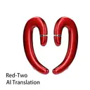 VoxorAI C6 Rouge Écouteur de traduction AI double oreille, traduction en temps réel prenant en charge 140 langues, casque Bluetooth de jeu élégant pour l'apprentissage, les voyages et les affaires image 1