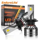 EndureLite H1 Light Bulbs, 20000LM Brighter ,6000K Cool White Light, Plug and Play, Efficent Cooling System, Pack of 2 image 1