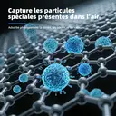 CONOPU Filtre de remplacement pour purificateur d'air (2 pièces), compatible avec JH06B/JH13 image 4