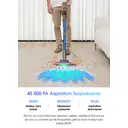 UNINELL HOME UV1 Aspirateur Balai sans Fil, Aspirateur Puissant 45KPa/450W pour Poils d'Animaux, Batterie Amovible 60 Min, Léger, Autoportant et Anti-Emmêlement pour Maison image 2