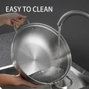 Maxcook Tri-Ply 304SS Hot Pot With Glass Lid 30cm MCT2027 image 2