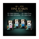 Sheba Fine Flakes Adult Cat Food Fish Selection in Jelly 40 x 85g Pouch image 7