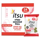 Itsu Sweet Soy & Sea Salt Crispy Seaweed Thins Multipack 4 X 5g image 2