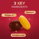 Seven Seas JointCare Turmeric Capsules with Omega-3 & Glucosamine - Pack Size Not Stated image 4