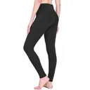 baleaf Fleece Lined Leggings Women Winter Thermal Warm Yoga Pants High Waisted with Drawstring Pockets Water Resistant Black M image 1
